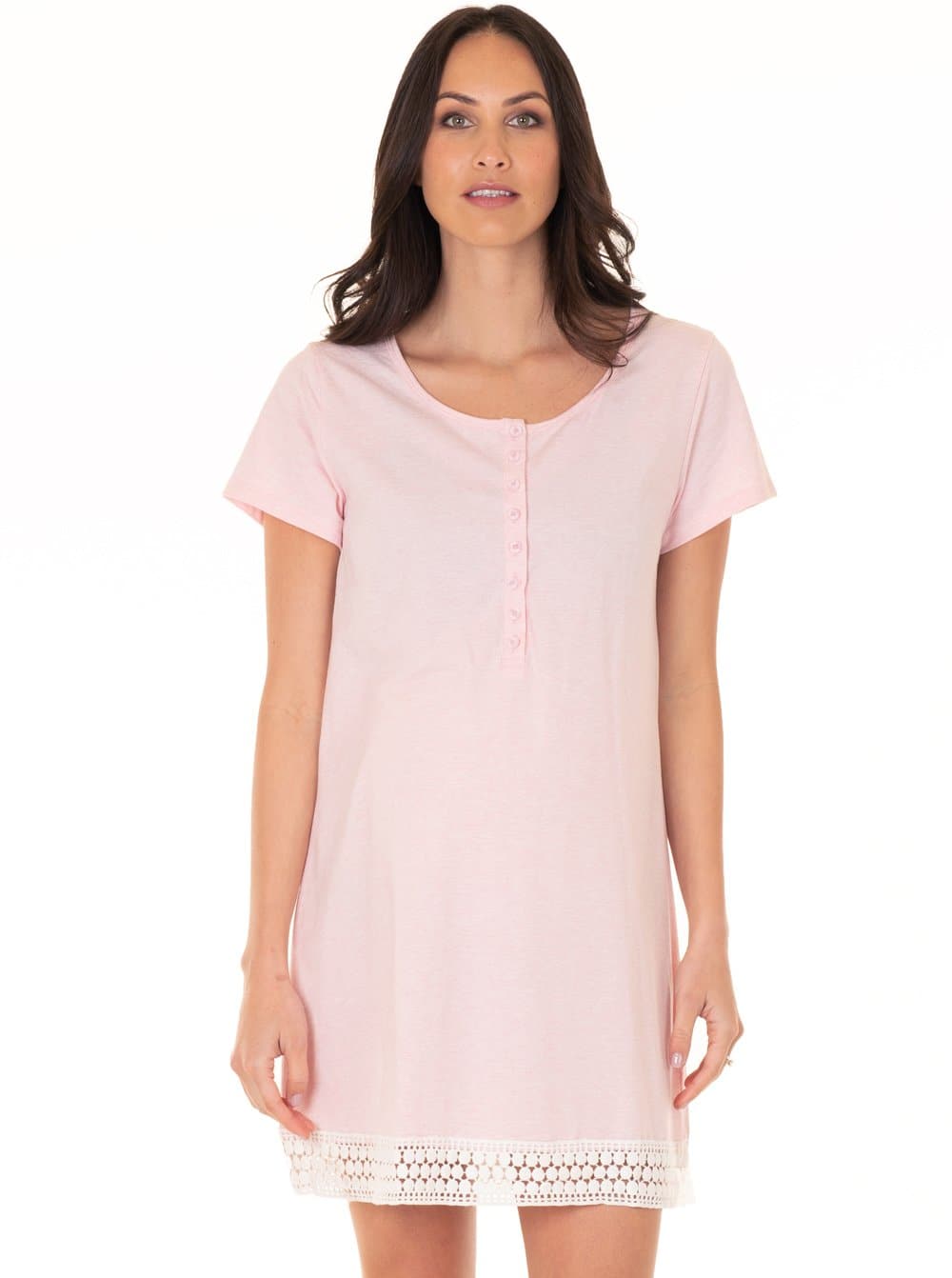 maternity nursing sleep dress nightie (3969424523367)