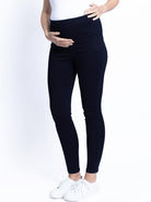 Maternity High Waist Deluxe Jegging - Denim - Angel Maternity - Maternity clothes - shop online (4636885581927)