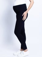 Maternity High Waist Deluxe Jegging - Denim - Angel Maternity - Maternity clothes - shop online (4636885581927)