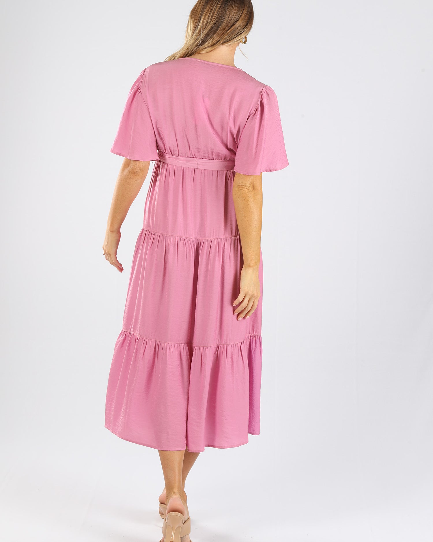 Cara Maternity Pink Dress (6595177873511)