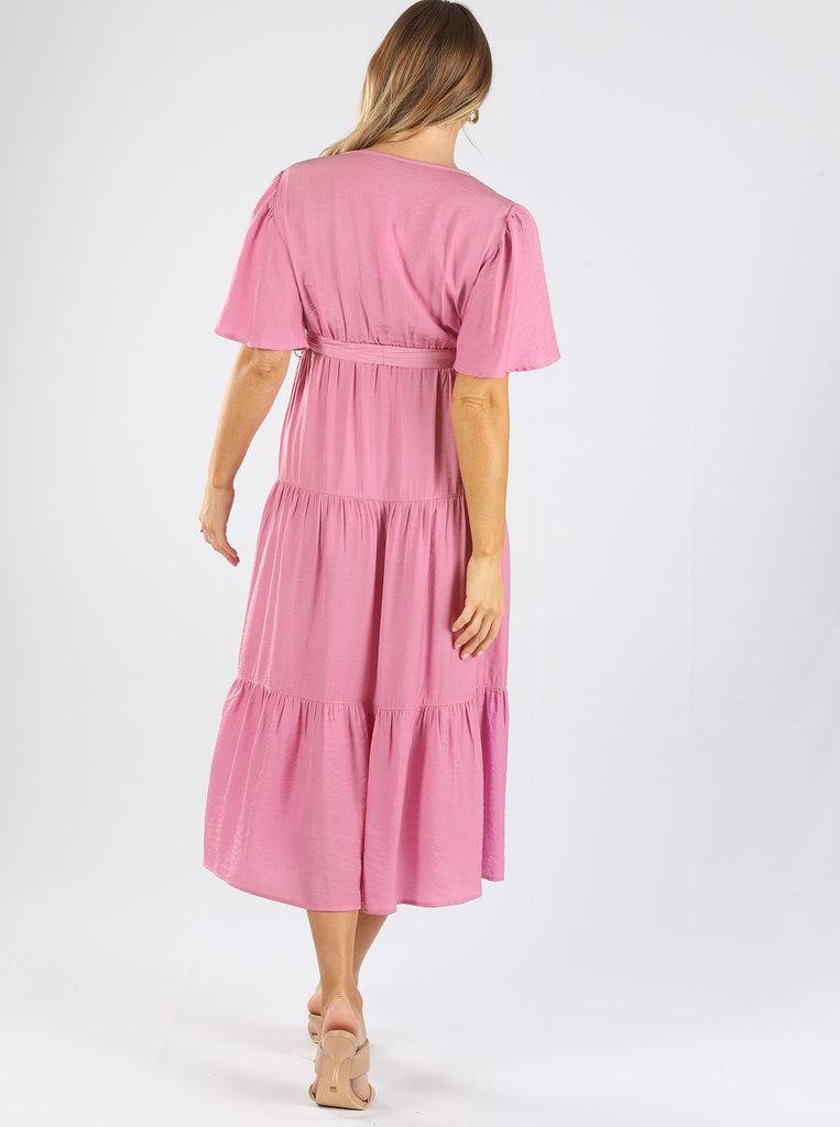 Cara Maternity Pink Dress (6595177873511)